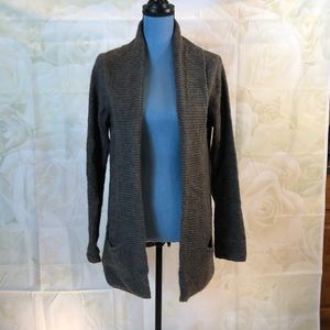 Mary brownish-gray will-blend cardigan sweater